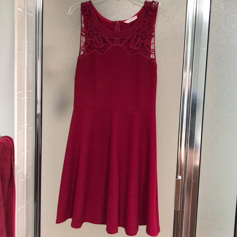 Lush red dress